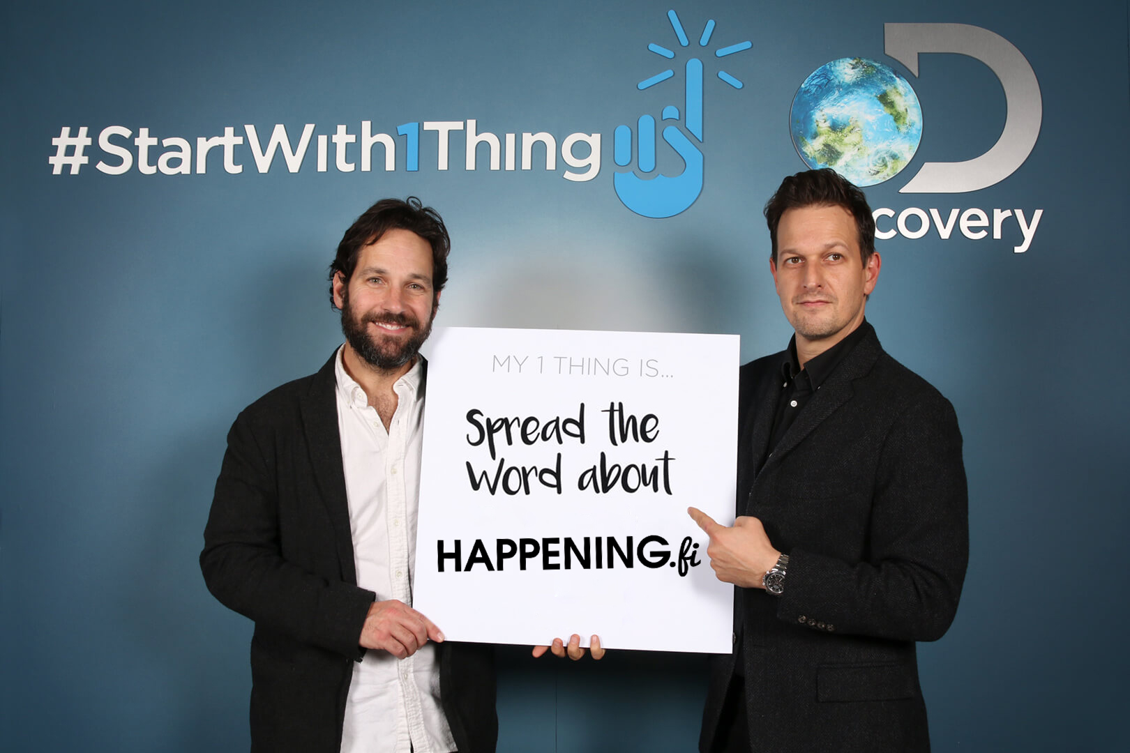 Actor Paul Rudd showing off the power of Go Studio